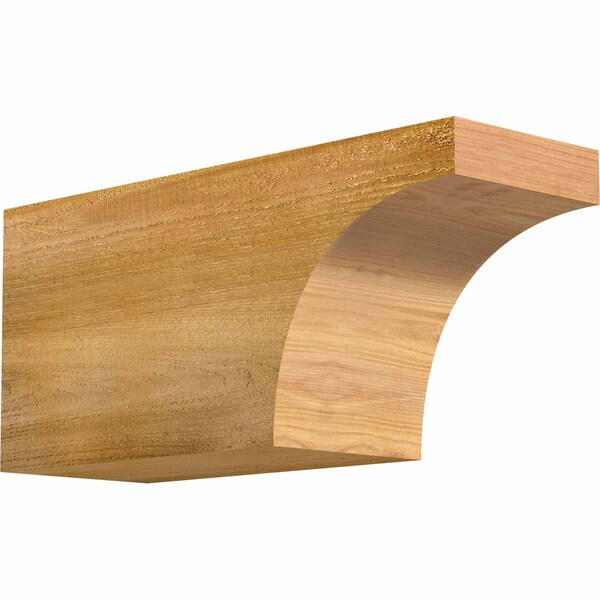 Ekena Millwork Huntington Rough Sawn Rafter Tail, Western Red Cedar, 6"W x 8"H x 18"L RFT06X08X18HUN00RWR - main